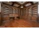 Luxurious library with extensive built-in bookshelves at 7150 N 64Th Pl, Paradise Valley, AZ 85253
