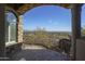 Stunning panoramic city views from covered patio at 7150 N 64Th Pl, Paradise Valley, AZ 85253