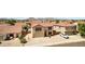 Aerial view of a two story house in a residential neighborhood at 10640 E Bogart Ave, Mesa, AZ 85208