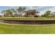 Brick entrance sign welcomes residents to the community of Highwood Crossing at 1113 W Fir Tree Rd, Queen Creek, AZ 85140