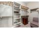 Large walk-in closet with ample shelving and hanging space at 1113 W Fir Tree Rd, Queen Creek, AZ 85140