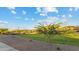 Landscaped green space within the community with desert plants at 1167 W Chimes Tower Dr, Casa Grande, AZ 85122