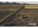 Aerial view of property showing home and surrounding desert landscape at 12866 W Sun Ave, Eloy, AZ 85131