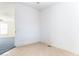 Small laundry room with shelving, exterior door, and mountain views at 12866 W Sun Ave, Eloy, AZ 85131