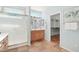 Bathroom boasts a shower, double vanity, and walk-in closet at 22728 N Arrellaga Dr, Sun City West, AZ 85375
