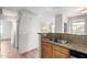 Kitchen includes granite counters, with view into living spaces at 3830 E Lakewood E Pkwy # 2154, Phoenix, AZ 85048