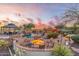 Relaxing backyard oasis with a fire pit and pool at 4090 E Galvin St, Cave Creek, AZ 85331