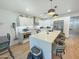 Open concept kitchen with island and stainless steel appliances at 4121 W Alta Vista Rd, Phoenix, AZ 85041