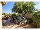 Landscaped side yard with a pathway and desert plants at 5399 N Comanche Dr, Eloy, AZ 85131