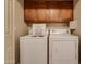 Laundry room with washer, dryer, and cabinets at 5450 E Deer Valley Dr # 4201, Phoenix, AZ 85054