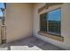 Private patio with window and door at 5450 E Deer Valley Dr # 4201, Phoenix, AZ 85054