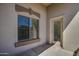 Private patio with door and window at 5450 E Deer Valley Dr # 4201, Phoenix, AZ 85054