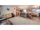 Open concept kitchen with island and stainless steel appliances at 6722 W Taylor St # 294, Phoenix, AZ 85043