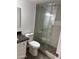 Bathroom with a vanity and modern shower at 7800 E Lincoln Dr # 2047, Scottsdale, AZ 85250