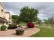 Beautifully landscaped condo building with a golf course view at 7800 E Lincoln Dr # 2047, Scottsdale, AZ 85250