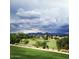 Scenic view of a lush green golf course with mountains in the background at 7800 E Lincoln Dr # 2047, Scottsdale, AZ 85250