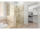 Bathroom with large walk-in shower and closet at 11065 E Mark Ln, Scottsdale, AZ 85262