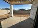 Unfinished backyard with block wall and exposed dirt at 11457 E Utopia Ave, Mesa, AZ 85212