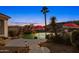 Inviting pool and spa with waterfall and stunning sunset views at 13231 N El Pueblo Blvd, Fountain Hills, AZ 85268