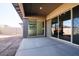 Covered patio with sliding glass doors at 1364 E Nolan Pl, Chandler, AZ 85249