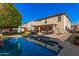 Stunning pool and spa with a large backyard at 14570 N 142Nd Ln, Surprise, AZ 85379