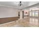 Bright dining room with tile floors and view of living area at 1502 E Angela Dr, Phoenix, AZ 85022