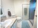 Clean bathroom with a shower and updated vanity at 15021 N 19Th Way, Phoenix, AZ 85022