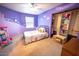 Charming bedroom with a full-size bed and built-in shelves at 15021 N 19Th Way, Phoenix, AZ 85022