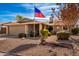 Single story home with a two-car garage and desert landscaping at 1511 W El Monte Pl, Chandler, AZ 85224