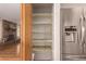 Walk in pantry with shelving at 1511 W El Monte Pl, Chandler, AZ 85224