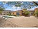 Long rectangular pool with artificial turf and mountain views at 1731 W Steinway Dr, Phoenix, AZ 85041