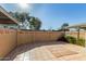 Private patio with tile flooring and partial wall at 1833 W Citrus Way, Phoenix, AZ 85015