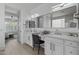 Elegant bathroom boasts double sinks, marble countertops, and large mirrors at 205 W Blue Ridge Way, Chandler, AZ 85248