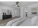 Main bedroom with ensuite bathroom access and neutral color palette at 205 W Blue Ridge Way, Chandler, AZ 85248