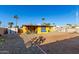 View of back exterior with gravel yard and shed at 2235 W Villa Rita Dr, Phoenix, AZ 85023