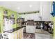 Bright kitchen with white cabinets and a granite countertop island at 2235 W Villa Rita Dr, Phoenix, AZ 85023