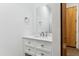 Modern bathroom with white vanity and quartz countertop at 274 E Mckellips Blvd, Apache Junction, AZ 85119