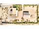 Overhead view of home and separate building on a large lot at 27511 N 33Rd Ave, Phoenix, AZ 85083