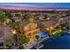 Aerial view of house and neighborhood at dusk at 3180 S Greythorne Way, Chandler, AZ 85248