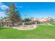 Community park with playground, shaded seating, and grassy areas at 3180 S Greythorne Way, Chandler, AZ 85248