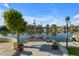 Private boat dock with lake access and views at 3180 S Greythorne Way, Chandler, AZ 85248