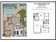 2-story home floor plan; 4 bedrooms, large living areas at 3180 S Greythorne Way, Chandler, AZ 85248