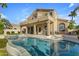 Stunning pool and patio area, perfect for entertaining at 3180 S Greythorne Way, Chandler, AZ 85248