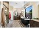 Elegant bathroom featuring a soaking tub and walk-in shower at 40822 N Harbour Town Way, Anthem, AZ 85086