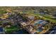 Aerial view of community showcasing amenities and landscaping at 4142 E Ravenswood Dr, Gilbert, AZ 85298