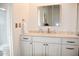 Bathroom with vanity and large mirror at 4201 N 20Th St # 205, Phoenix, AZ 85016