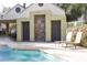 Relaxing pool area with shower and lounge chairs at 4201 N 20Th St # 205, Phoenix, AZ 85016