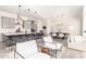 Modern kitchen with island and gray cabinets at 4415 N Sidney St, Buckeye, AZ 85396