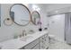 Stylish bathroom with updated vanity and large mirrors at 4525 N 66Th St # 34, Scottsdale, AZ 85251