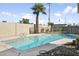 Relaxing pool with ample surrounding space for sunbathing at 6732 E Culver St, Scottsdale, AZ 85257